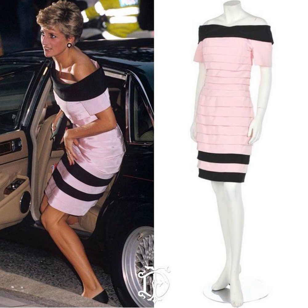 Vintage midi dress 80s drape - Picture 10 of 11